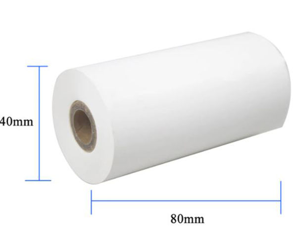 Picture of 80mmX25m Thermal Printer Cash Roll (40mm diameter 12mm core)